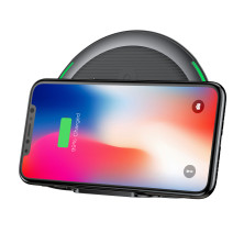 Беспроводное зарядное устройство Baseus Foldable Wireless Charger с технологией Qi 10W Черный