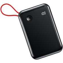 УМБ Baseus Mini S 10000mAh 15W 3A з технологією QC3.0 + PD3.0 і iP кабелем Чорний