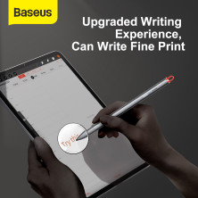 Стилус для iPad Baseus Square Line Capacitive Stylus 18 часов Серый