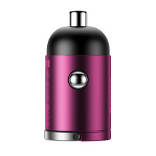 Автомобільний зарядний пристрій Baseus Tiny Star Mini QC 3.0 30W USB 5A Рожевий