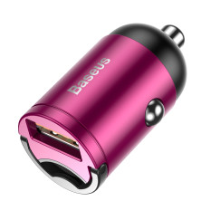 Автомобільний зарядний пристрій Baseus Tiny Star Mini QC 3.0 30W USB 5A Рожевий