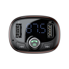 Автомобільний зарядний пристрій Baseus T-Typed MP3 Car Charger S-09 2USB 3.4A Коричневий