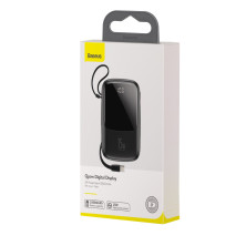 УМБ Baseus Q Pow 10000mAh 15W 3A с технологией QC3.0+PD3.0 и Type-C кабелем Черный