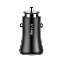Автомобильное зарядное устройство Baseus Gentleman 2USB 4.8A Черный  (CCALL-GB01)
