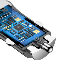 Автомобильное зарядное устройство Baseus Gentleman 2USB 4.8A Черный  (CCALL-GB01)