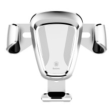 Автодержатель для телефона Baseus Gravity Car Mount в воздуховод Серебристый