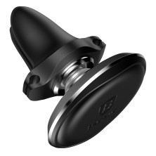 Автотримач для телефону магнітний Baseus Magnetic Air Vent в повітропровід з тримачем для кабелю Чорний