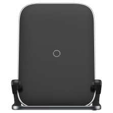 Беспроводное зарядное устройство Baseus Rib Horizontal and Vertical с технологией Qi 15W MAX Черный