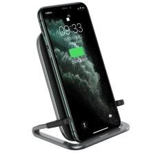 Беспроводное зарядное устройство Baseus Rib Horizontal and Vertical с технологией Qi 15W MAX Черный