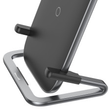 Беспроводное зарядное устройство Baseus Rib Horizontal and Vertical с технологией Qi 15W MAX Черный