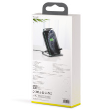 Беспроводное зарядное устройство Baseus Rib Horizontal and Vertical с технологией Qi 15W MAX Черный