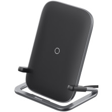 Бездротовий зарядний пристрій Baseus Rib Horizontal and Vertical з технологією Qi 15W MAX Чорний