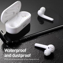 Беспроводные TWS Bluetooth наушники Baseus Encok W07 Белые
