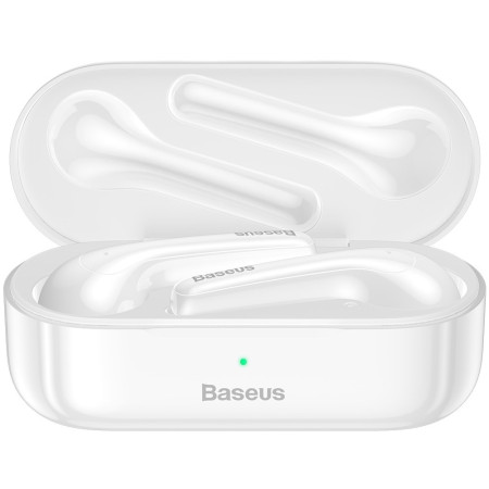 Беспроводные TWS Bluetooth наушники Baseus Encok W07 Белые