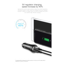 Автомобильное зарядное устройство Baseus Gentry QC 3.0 25W 2USB 3A Черный (CCALL-GC01)
