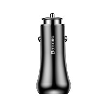 Автомобильное зарядное устройство Baseus Gentry QC 3.0 25W 2USB 3A Черный (CCALL-GC01)