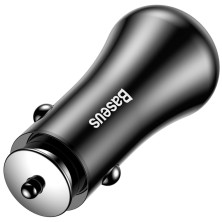 Автомобільний зарядний пристрій Baseus Gentry QC 3.0 25W 2USB 3A Чорний (CCALL-GC01)