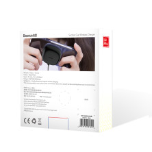 Беспроводное зарядное устройство Baseus Suction Cup с технологией Qi 10W 2A MAX Черный