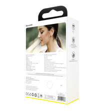 Беспроводные Bluetooth наушники Baseus Encok TWS W04 Pro с функцией беспроводной зарядки Qi Розовый