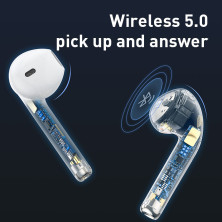 Беспроводные Bluetooth наушники Baseus Encok TWS W04 Pro с функцией беспроводной зарядки Qi Розовый