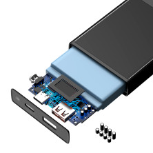УМБ Baseus Super Mini 10000mAh 22.5W 5A с технологией QC3.0+PD3.0 + Кабель USB to Type-C Черный