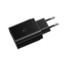 Мережевий зарядний пристрій Baseus Mirror Travel Digital Display 3USB 3.4A Чорний