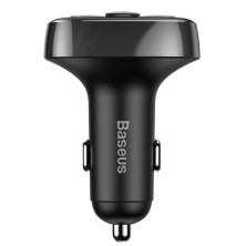 FM-трансмітер Baseus T-Typed MP3 Car Charger S-09A Black (CCTM-01)