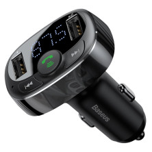 FM-трансмітер Baseus T-Typed MP3 Car Charger S-09A Black (CCTM-01)