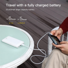 УМБ Baseus Mini JA 20000mAh 15W 3A с технологией PD Белый