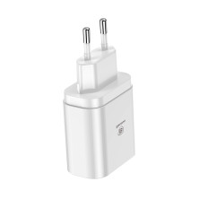 Сетевое зарядное устройство Baseus Mirror Travel Digital Display 3USB 3.4A Белый