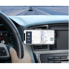 Беспроводное автомобильное зарядное устройство Baseus Smart Vehicle Bracket с технологией Qi 10W Черное