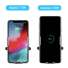 Беспроводное автомобильное зарядное устройство Baseus Smart Vehicle Bracket с технологией Qi 10W Черное