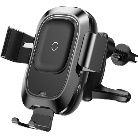 Беспроводное автомобильное зарядное устройство Baseus Smart Vehicle Bracket с технологией Qi 10W Черное