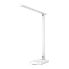 Настольная лампа Baseus LED 3in1 с беспроводной зарядкой с технологией Qi 10W MAX и USB Белый
