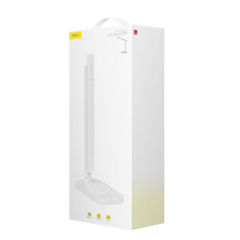Настольная лампа Baseus LED 3in1 с беспроводной зарядкой с технологией Qi 10W MAX и USB Белый