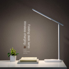 Настольная лампа Baseus LED 3in1 с беспроводной зарядкой с технологией Qi 10W MAX и USB Белый