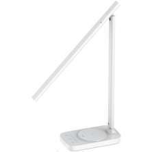 Настільна лампа Baseus LED 3in1 з бездротовою зарядкою з технологією Qi 10W MAX та USB Білий