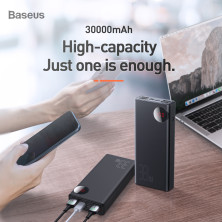 УМБ Baseus Mulight 30000mAh 33W з технологією QC3.0 + PD3.0 Чорний