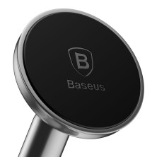 Автодержатель для телефона магнитный Baseus Bullet Magnetic на торпедо Серебристый