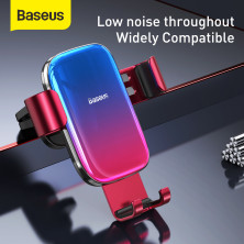 Автодержатель для телефона Baseus Glaze Gravity Car в воздуховод Красный