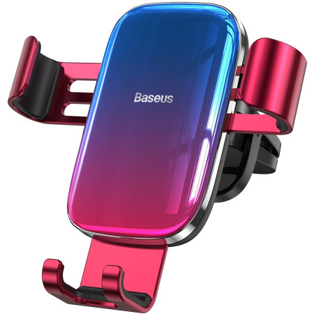 Автодержатель для телефона Baseus Glaze Gravity Car в воздуховод Красный