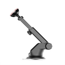 Автодержатель для телефона магнитный Baseus Solid Series Telescopic на торпедо Золотисто-Розовый