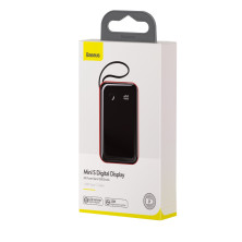 УМБ Baseus Mini S 10000mAh 15W 3A з технологією QC3.0 + PD3.0 і Type-C кабелем Червоний