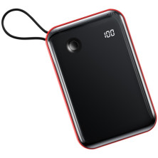 УМБ Baseus Mini S 10000mAh 15W 3A з технологією QC3.0 + PD3.0 і Type-C кабелем Червоний