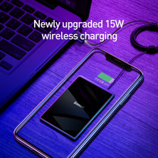 Беспроводное зарядное устройство Baseus Card Ultra-thin с технологией Qi 15W MAX Черный