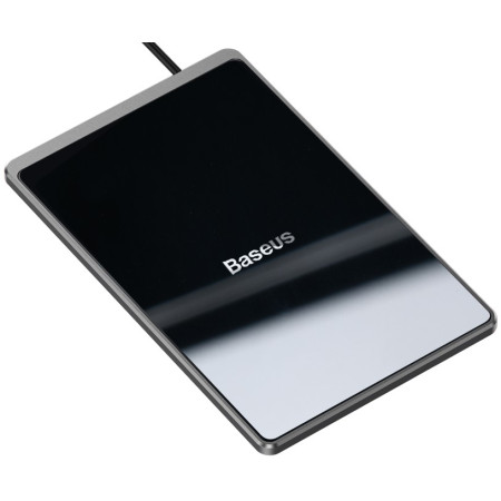 Беспроводное зарядное устройство Baseus Card Ultra-thin с технологией Qi 15W MAX Черный