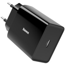Сетевое зарядное устройство Baseus Speed Mini QC Single PD3.0 18W Type-C 3A Черный