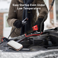 Пускозарядное устройство Бустер Baseus Car Jamp Starter Super Energy 3in1 12V 8000mAh с функцией Павербанка 5V/2.4A и LED фонарика Белый
