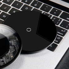 Бездротовий зарядний пристрій Baseus Simple Wireless Charger з технологією Qi 10W Чорний