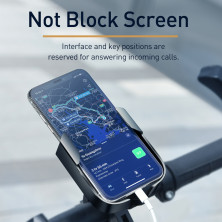 Мото-вело держатель для смартфона Baseus Armor Motorcycle Holder Черный